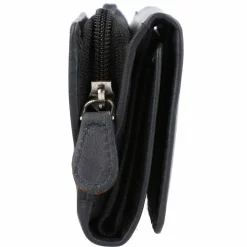 Greenburry Damengeldbörsen Querformat<Basic Geldbörse RFID Leder 14 cm nightblue