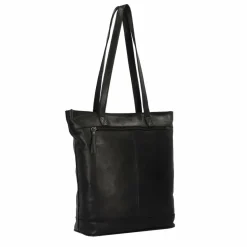 Best Greenburry Colombiana Schultertasche Leder 30 cm black