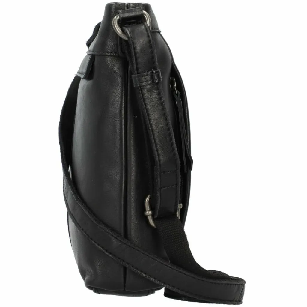 Discount Greenburry Colombiana Umhängetasche Leder 25 cm black
