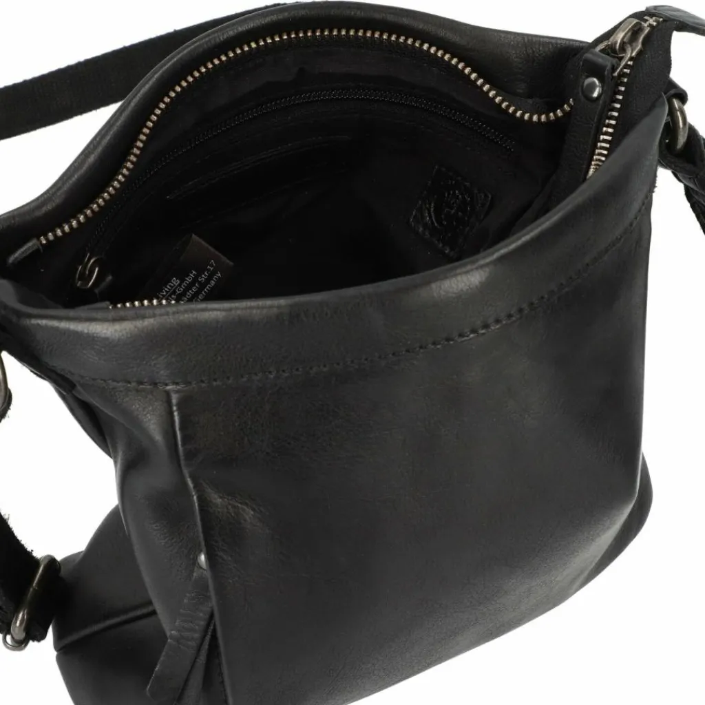 Discount Greenburry Colombiana Umhängetasche Leder 25 cm black