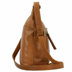 Greenburry Colombiana Umhängetasche Leder 27 cm nougat