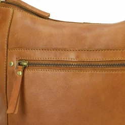 Greenburry Colombiana Umhängetasche Leder 27 cm nougat