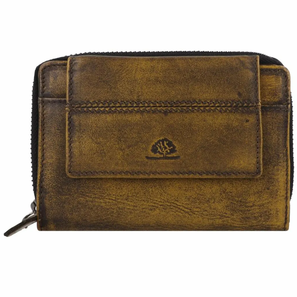 Damen Greenburry Destressed Geldbörse RFID Schutz Leder 13.5 cm