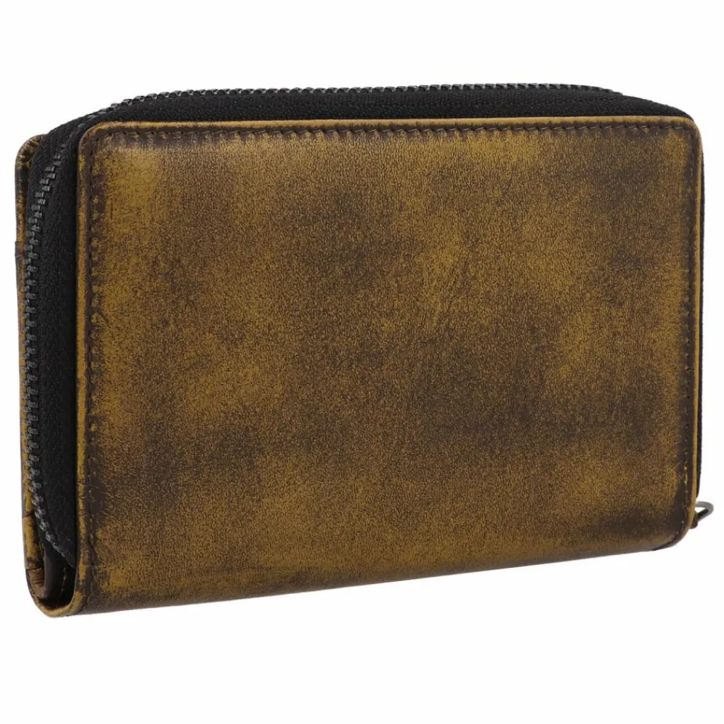 Damen Greenburry Destressed Geldbörse RFID Schutz Leder 13.5 cm