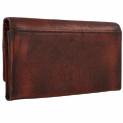 Discount Greenburry Destressed Geldbörse RFID Schutz Leder 18.5 cm rusty orange