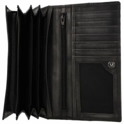 New Greenburry Destressed Geldbörse RFID Schutz Leder 18.5 cm silver grey