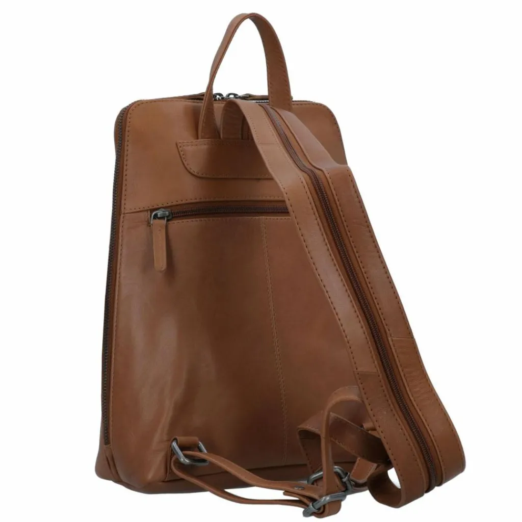 Greenburry Fiorentina City Rucksack Leder 31 cm tan