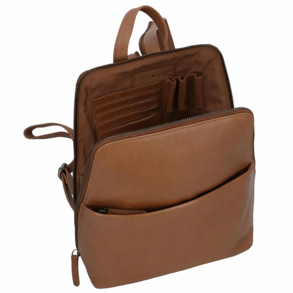 Greenburry Fiorentina City Rucksack Leder 31 cm tan