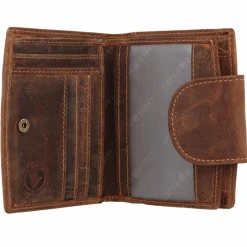 New Greenburry Geldbörse Leder 9 cm braun