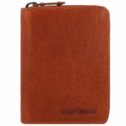 Greenburry Damengeldbörsen Querformat<House of Norway Geldbörse RFID Schutz Leder 10.5 cm natur