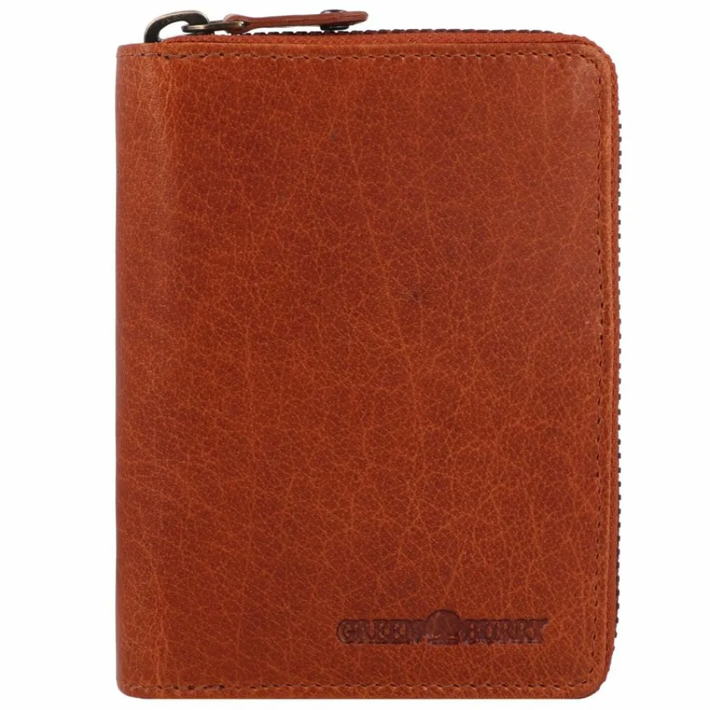 Greenburry Damengeldbörsen Querformat<House of Norway Geldbörse RFID Schutz Leder 10.5 cm natur