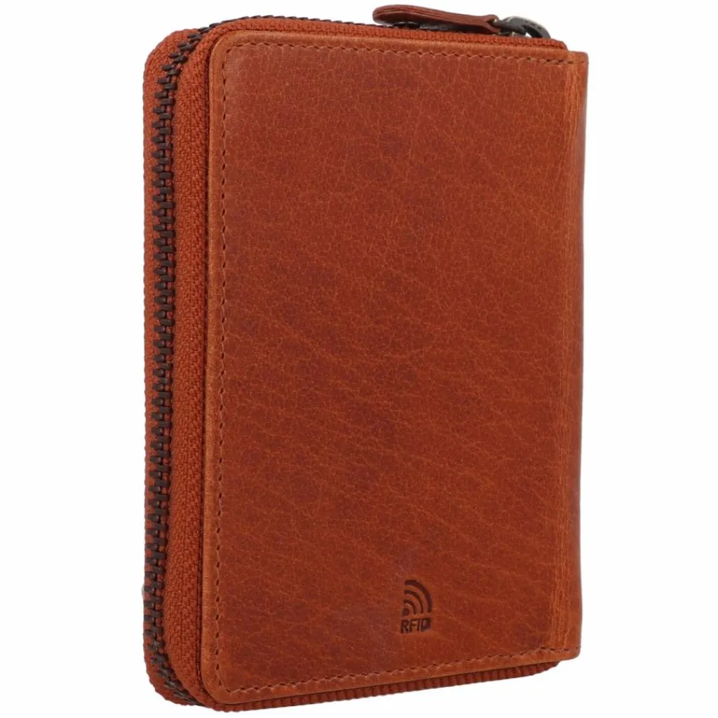 Greenburry Damengeldbörsen Querformat<House of Norway Geldbörse RFID Schutz Leder 10.5 cm natur