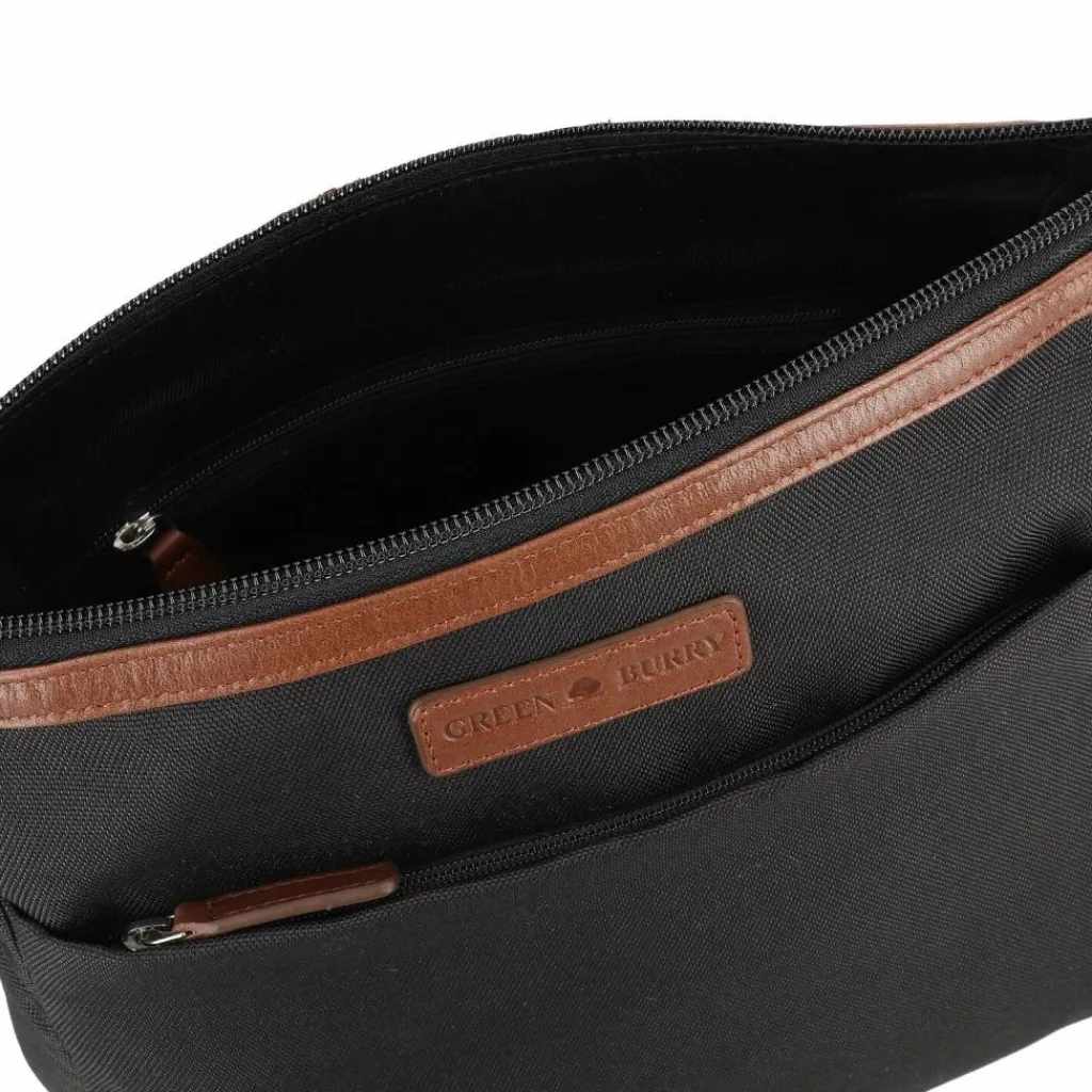 Greenburry Umhängetaschen<Iris Umhängetasche 26 cm schwarz