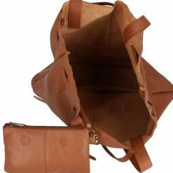Online Greenburry Nappa Beuteltasche Leder 37 cm caramel