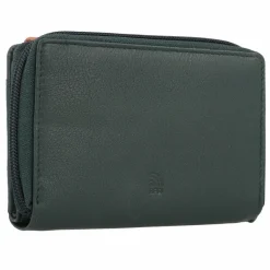 Best Greenburry Nappa Geldbörse RFID Schutz Leder 14 cm green-tan