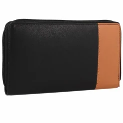 Best Greenburry Nappa Geldbörse RFID Schutz Leder 19.5 cm black-tan