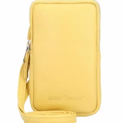 Greenburry Umhängetaschen<Nappa Handytasche Leder 10,5 cm yellow