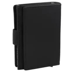 Greenburry Visitenkartenetuis<Nappa Kreditkartenetui RFID Schutz Leder 8 cm black