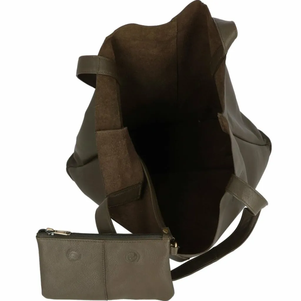 Greenburry Nappa Shopper Tasche Leder 43 cm