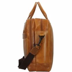 Greenburry Laptoptaschen|Aktentaschen<Newport Aktentasche Leder 43 cm Laptopfach caramel