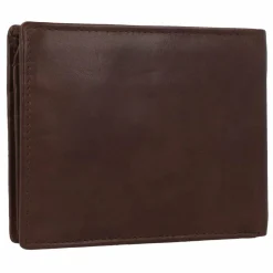 Greenburry Herrengeldbörsen Querformat<Newport Geldbörse RFID Schutz Leder 12 cm coffee