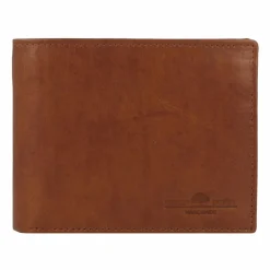 Greenburry Herrengeldbörsen Querformat<Newport Geldbörse RFID Schutz Leder 12 cm caramel