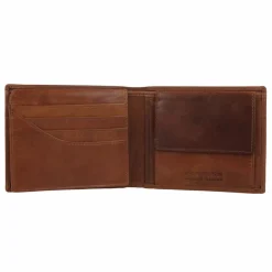 Greenburry Herrengeldbörsen Querformat<Newport Geldbörse RFID Schutz Leder 12 cm caramel