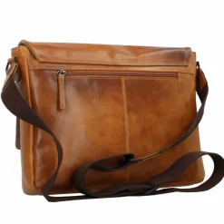 Hot Greenburry Newport Messenger Leder 35 cm caramel