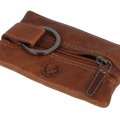 Greenburry Schlüsseletuis<Newport Schlüsseletui Leder 10 cm caramel