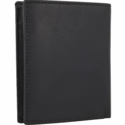Greenburry Herrengeldbörsen Hochformat<Pure Geldbörse RFID Schutz Leder 10.5 cm black