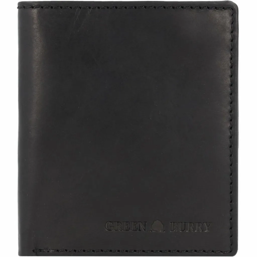 Herren Greenburry Pure Geldbörse RFID Schutz Leder 11 cm