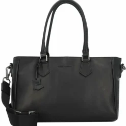 Greenburry Henkeltaschen<Pure Handtasche Leder 33 cm black