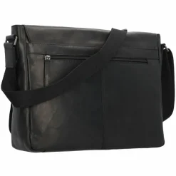 Greenburry Messenger Bags<Pure Messenger Leder 37 cm black