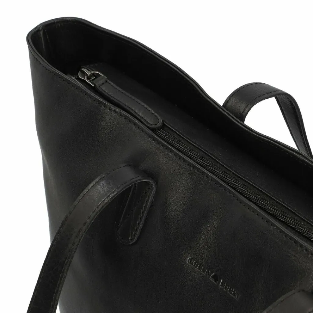 Greenburry Pure Shopper Tasche Leder 35 cm Laptopfach