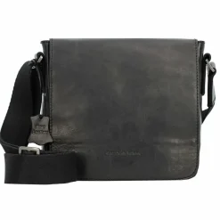 Clearance Greenburry Pure Umhängetasche Leder 20 cm black