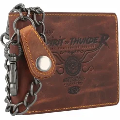 Greenburry Herrengeldbörsen Hochformat<Racing Collection Phoenix Geldbörse RFID Leder 12 cm braun