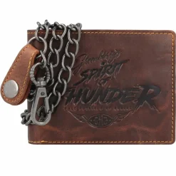 Greenburry Herrengeldbörsen Querformat<Racing Collection Darlington Geldbörse RFID Leder 12 cm braun