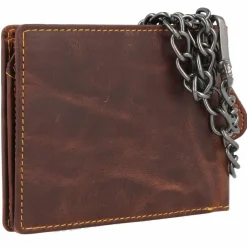 Greenburry Herrengeldbörsen Querformat<Racing Collection Darlington Geldbörse RFID Leder 12 cm braun