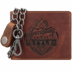 Herren Greenburry Racing Collection Daytona Geldbörse RFID Leder 12 cm