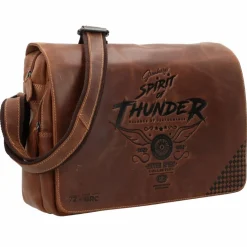 Greenburry Messenger Bags|Aktentaschen<Racing Collection Atlanta Aktentaschen Messenger Leder 36 cm braun