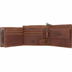 Herren Greenburry Racing Collection Dallas Geldbörse RFID Leder 12,5 cm