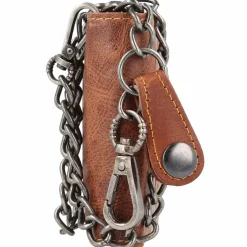 Greenburry Herrengeldbörsen Querformat<Rebel Rider Biker Geldbörse Leder 13 cm brown