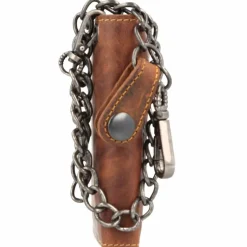 Greenburry Herrengeldbörsen Hochformat<Rebel Rider Biker Geldbörse Leder 11 cm brown