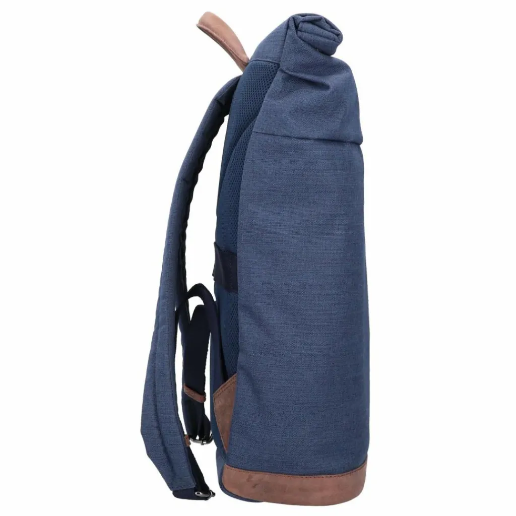 Sale Greenburry Recycled PET Canberra Rucksack 45 cm Laptopfach coral blue