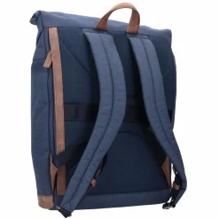 Sale Greenburry Recycled PET Canberra Rucksack 45 cm Laptopfach coral blue