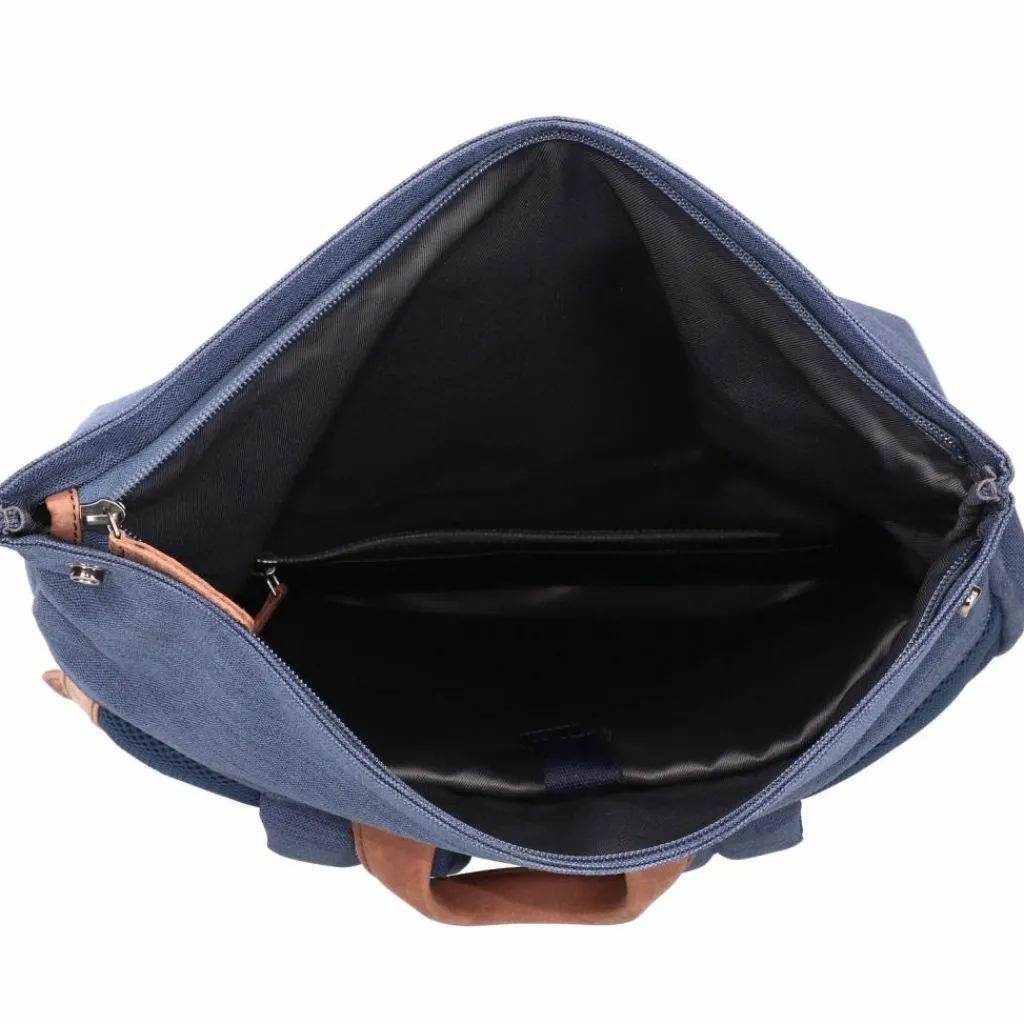 Sale Greenburry Recycled PET Canberra Rucksack 45 cm Laptopfach coral blue