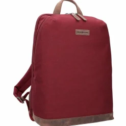 Greenburry Business-Rucksäcke|Laptoptaschen<Recycled PET Derby Rucksack 43 cm Laptopfach derby red