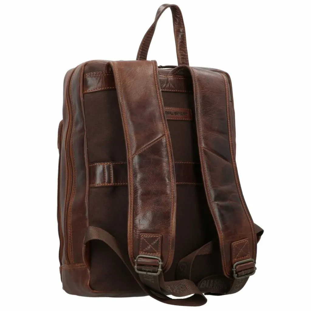Greenburry Rugged Business-Rucksack Leder 39 cm Laptopfach