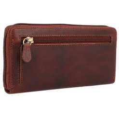 Greenburry Rugged Geldbörse RFID Schutz Leder 19 cm brown