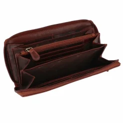 Greenburry Rugged Geldbörse RFID Schutz Leder 19 cm brown